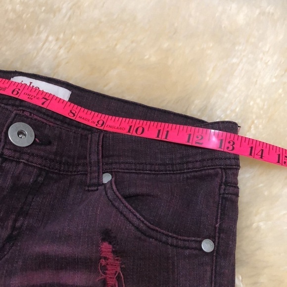 Jake jeans purple distresses skinny size 3 - Picture 7 of 10